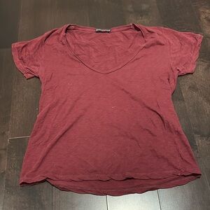 brandy melville red t-shirt